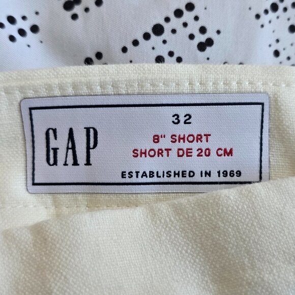 GAP 8" Linen-Cotton Shorts - Picture 3 of 3